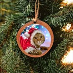 Natural Wood Slice Ornament